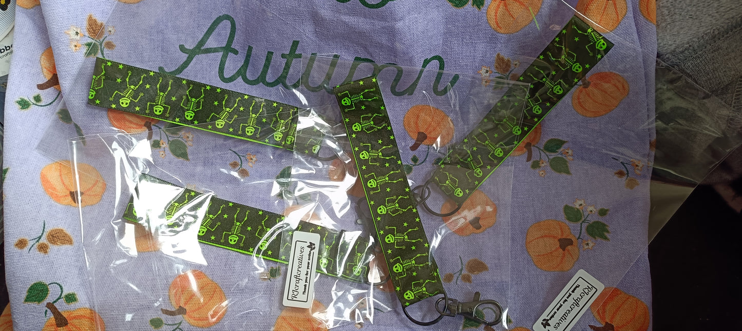 Skeleton Halloween Keyring