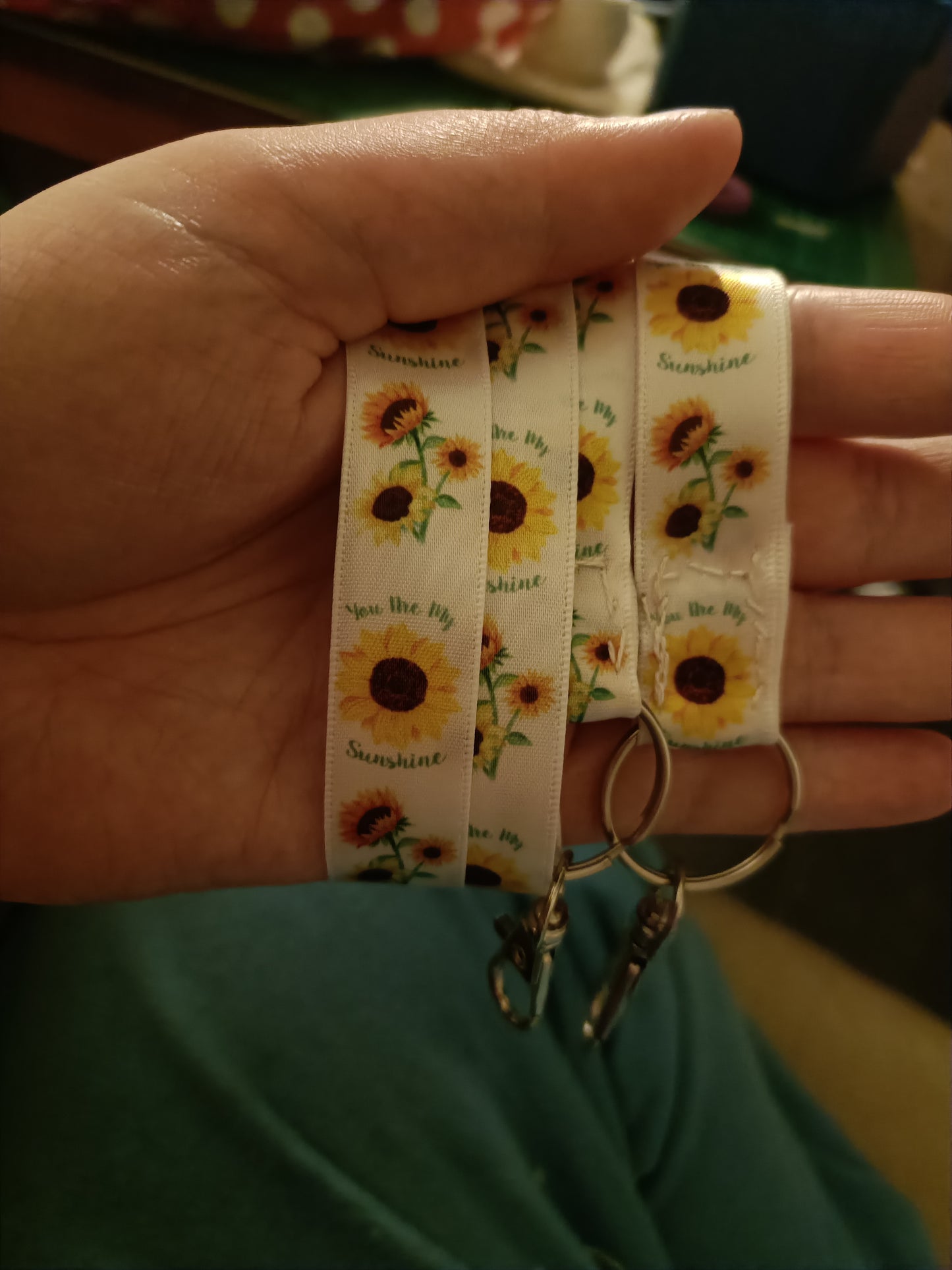 You are my sunshine Sunflower Lanyards