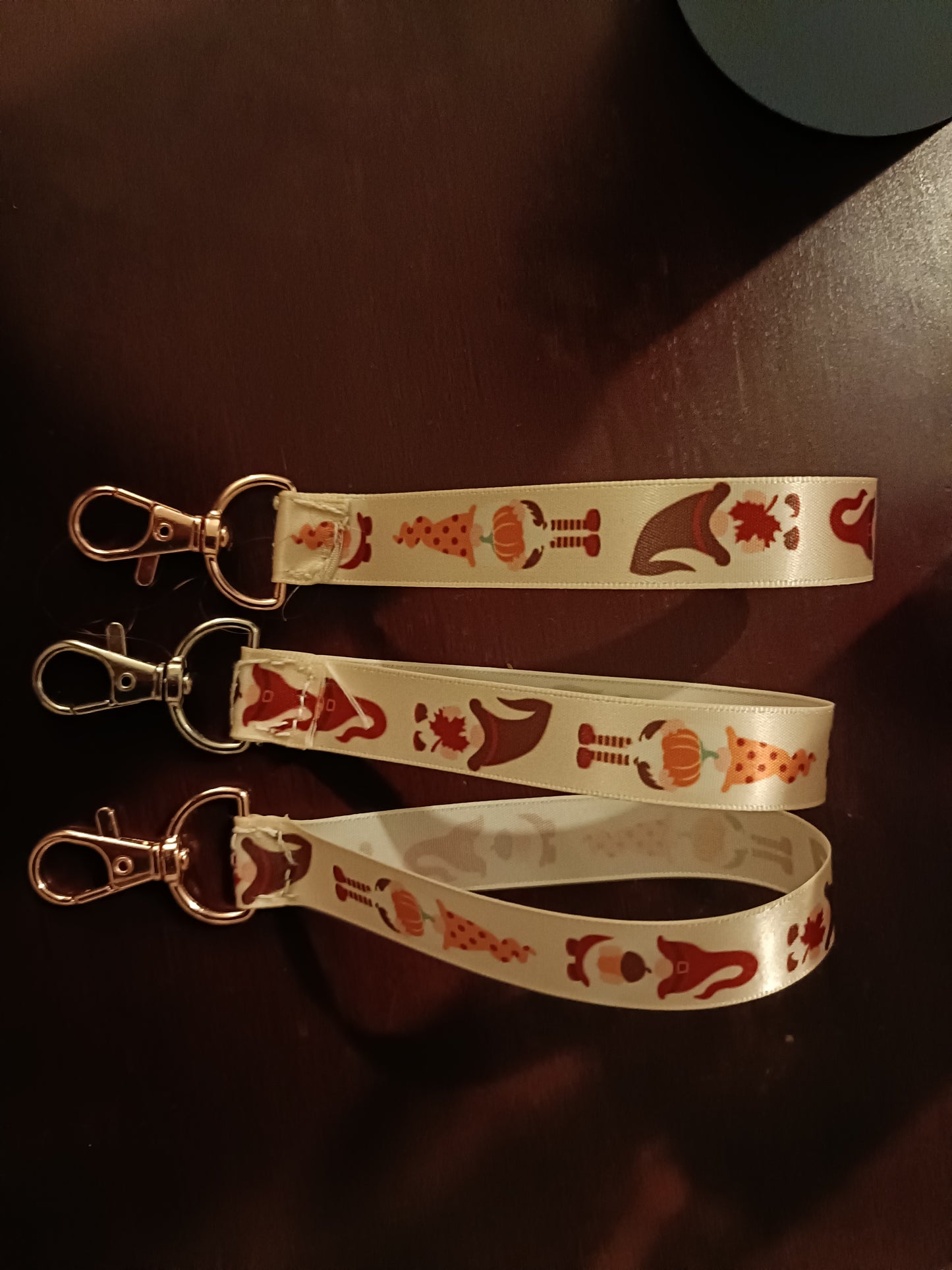 Autumn 🍁🥮 Pumpkin Themed Handle Keyring